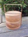 Double Decker Square Bamboo Rantang